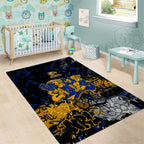 West Coast Eagles Area Rug Urban Graffiti Street Art - Bold Abstract Spray Paint