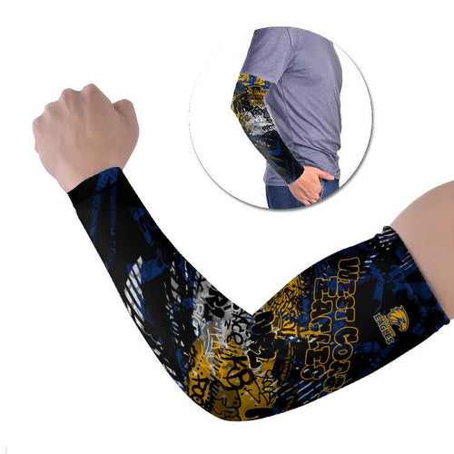 West Coast Eagles Arm Sleeves Urban Graffiti Street Art - Bold Abstract Spray Paint