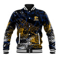 West Coast Eagles Baseball Jacket Urban Graffiti Street Art - Bold Abstract Spray Paint