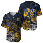 West Coast Eagles Baseball Jersey Urban Graffiti Street Art - Bold Abstract Spray Paint