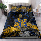 West Coast Eagles Bedding Set Urban Graffiti Street Art - Bold Abstract Spray Paint
