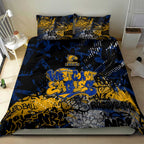 West Coast Eagles Bedding Set Urban Graffiti Street Art - Bold Abstract Spray Paint