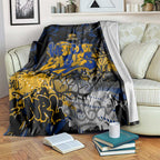West Coast Eagles Blanket Urban Graffiti Street Art - Bold Abstract Spray Paint
