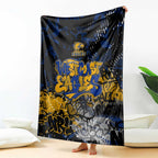 West Coast Eagles Blanket Urban Graffiti Street Art - Bold Abstract Spray Paint