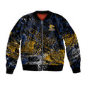West Coast Eagles Bomber Jacket Urban Graffiti Street Art - Bold Abstract Spray Paint