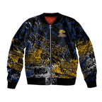 West Coast Eagles Bomber Jacket Urban Graffiti Street Art - Bold Abstract Spray Paint