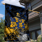 West Coast Eagles Garden Flag Urban Graffiti Street Art - Bold Abstract Spray Paint