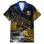 West Coast Eagles Hawaiian Shirt Urban Graffiti Street Art - Bold Abstract Spray Paint