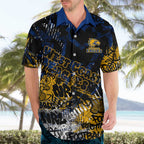 West Coast Eagles Hawaiian Shirt Urban Graffiti Street Art - Bold Abstract Spray Paint