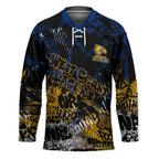 West Coast Eagles Hockey Jersey Urban Graffiti Street Art - Bold Abstract Spray Paint
