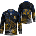 West Coast Eagles Hockey Jersey Urban Graffiti Street Art - Bold Abstract Spray Paint