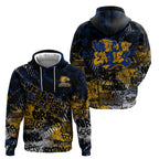 West Coast Eagles Hoodie Urban Graffiti Street Art - Bold Abstract Spray Paint