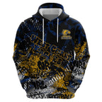 West Coast Eagles Hoodie Urban Graffiti Street Art - Bold Abstract Spray Paint