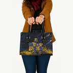 West Coast Eagles Leather Bag Urban Graffiti Street Art - Bold Abstract Spray Paint