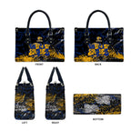 West Coast Eagles Leather Bag Urban Graffiti Street Art - Bold Abstract Spray Paint