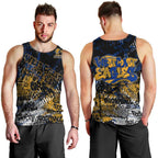 West Coast Eagles Men Tank Top Urban Graffiti Street Art - Bold Abstract Spray Paint