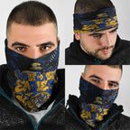 West Coast Eagles Neck Gaiter Urban Graffiti Street Art - Bold Abstract Spray Paint