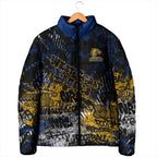 West Coast Eagles Padded Jacket Urban Graffiti Street Art - Bold Abstract Spray Paint