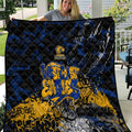 West Coast Eagles Quilt Urban Graffiti Street Art - Bold Abstract Spray Paint