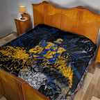 West Coast Eagles Quilt Urban Graffiti Street Art - Bold Abstract Spray Paint