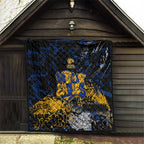 West Coast Eagles Quilt Urban Graffiti Street Art - Bold Abstract Spray Paint