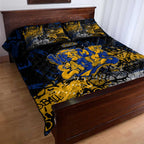 West Coast Eagles Quilt Bed Set Urban Graffiti Street Art - Bold Abstract Spray Paint