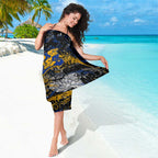 West Coast Eagles Sarong Urban Graffiti Street Art - Bold Abstract Spray Paint