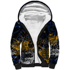 West Coast Eagles Sherpa Hoodie Urban Graffiti Street Art - Bold Abstract Spray Paint