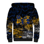West Coast Eagles Sherpa Hoodie Urban Graffiti Street Art - Bold Abstract Spray Paint