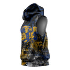 West Coast Eagles Sleeveless Hoodie Urban Graffiti Street Art - Bold Abstract Spray Paint