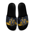 West Coast Eagles Slide Sandals Urban Graffiti Street Art - Bold Abstract Spray Paint