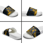 West Coast Eagles Slide Sandals Urban Graffiti Street Art - Bold Abstract Spray Paint