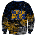 West Coast Eagles Sweatshirt Urban Graffiti Street Art - Bold Abstract Spray Paint