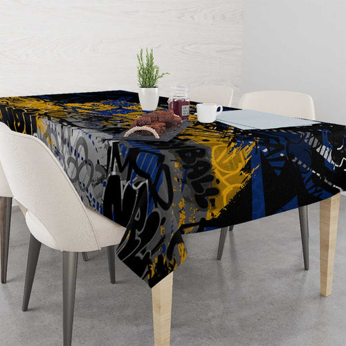 West Coast Eagles Tablecloth Urban Graffiti Street Art - Bold Abstract Spray Paint