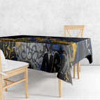 West Coast Eagles Tablecloth Urban Graffiti Street Art - Bold Abstract Spray Paint