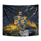 West Coast Eagles Tapestry Urban Graffiti Street Art - Bold Abstract Spray Paint