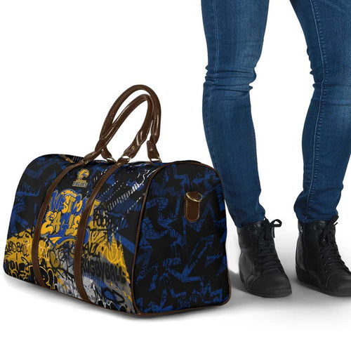 West Coast Eagles Travel Bag Urban Graffiti Street Art - Bold Abstract Spray Paint