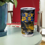 West Coast Eagles Tumbler Cup Urban Graffiti Street Art - Bold Abstract Spray Paint