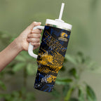 West Coast Eagles Tumbler With Handle Urban Graffiti Street Art - Bold Abstract Spray Paint