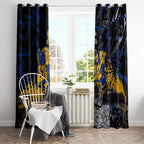 West Coast Eagles Window Curtain Urban Graffiti Street Art - Bold Abstract Spray Paint