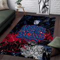 Western Bulldogs Area Rug Urban Graffiti Street Art - Bold Abstract Spray Paint