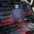 Western Bulldogs Back Car Seat Cover Urban Graffiti Street Art - Bold Abstract Spray Paint