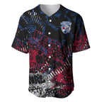 Western Bulldogs Baseball Jersey Urban Graffiti Street Art - Bold Abstract Spray Paint