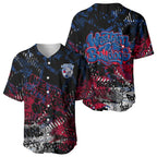 Western Bulldogs Baseball Jersey Urban Graffiti Street Art - Bold Abstract Spray Paint