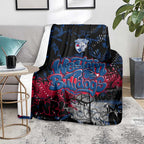 Western Bulldogs Blanket Urban Graffiti Street Art - Bold Abstract Spray Paint