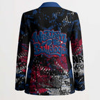 Western Bulldogs Blazer Urban Graffiti Street Art - Bold Abstract Spray Paint