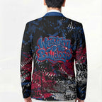 Western Bulldogs Blazer Urban Graffiti Street Art - Bold Abstract Spray Paint