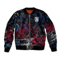 Western Bulldogs Bomber Jacket Urban Graffiti Street Art - Bold Abstract Spray Paint