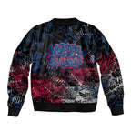 Western Bulldogs Bomber Jacket Urban Graffiti Street Art - Bold Abstract Spray Paint