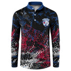 Western Bulldogs Button Sweatshirt Urban Graffiti Street Art - Bold Abstract Spray Paint